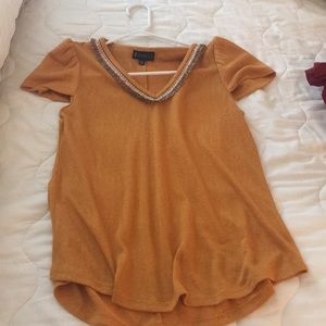 Mustard Bobeau top! Size xs worn twice!